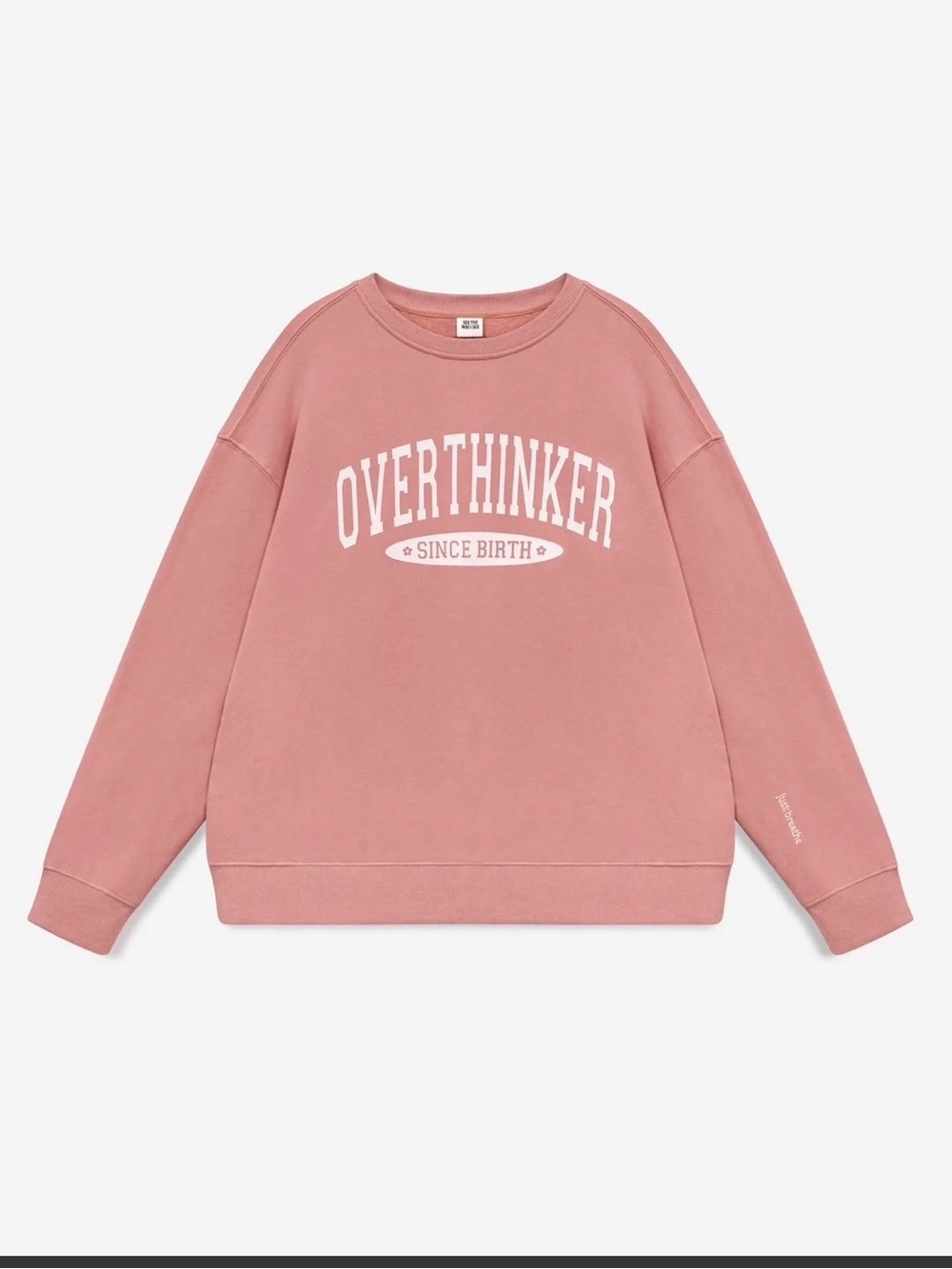 See The Way I See Overthinker Since Birth Sweatshirt 2XL Collegiate Crewneck